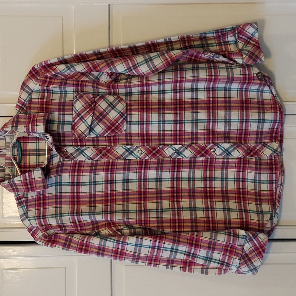 Kids flannel long sleeve shirt